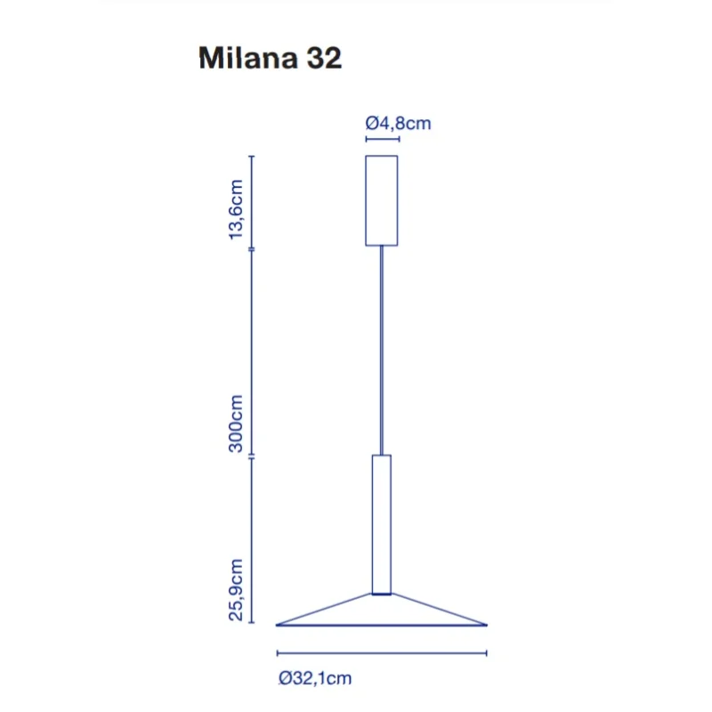 Pendant lamp MILANA 32