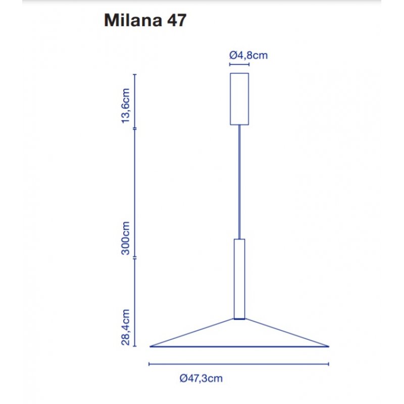 Pendant lamp MILANA 47