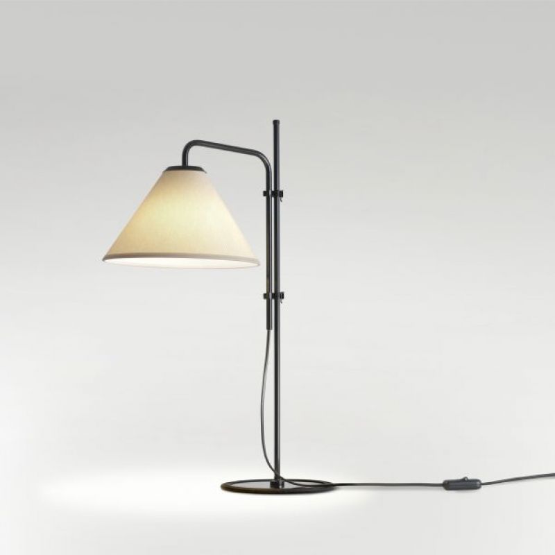 Table lamp FUNICULI S FABRIC Black / Sand