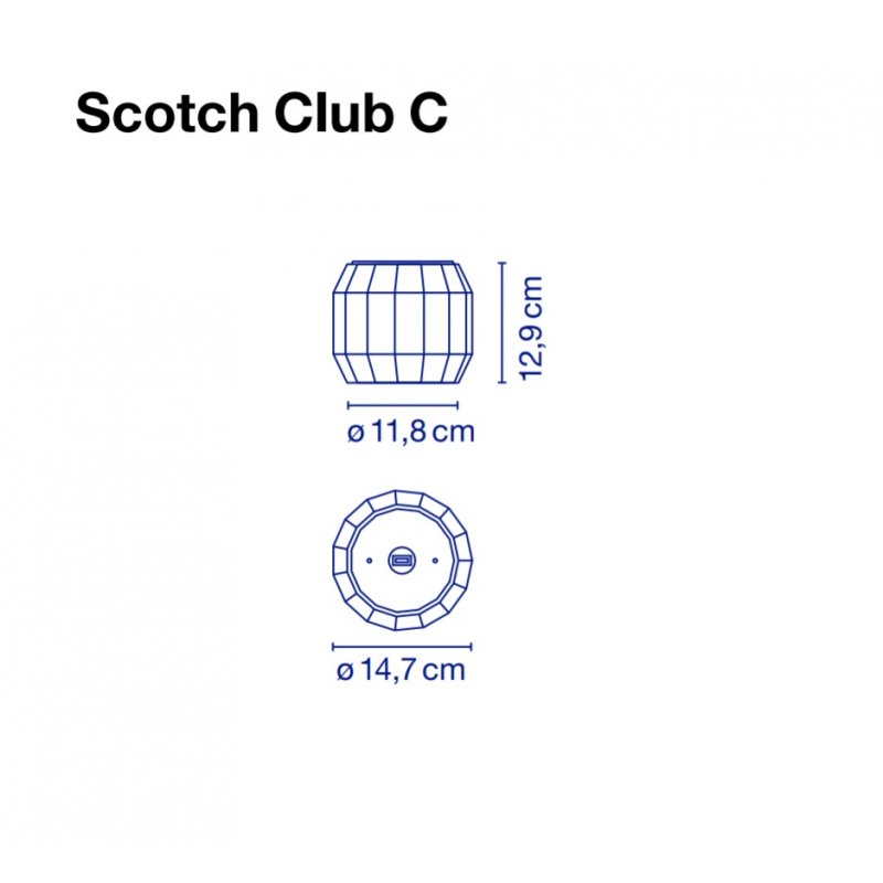 Ceiling lamp Scotch Club C White