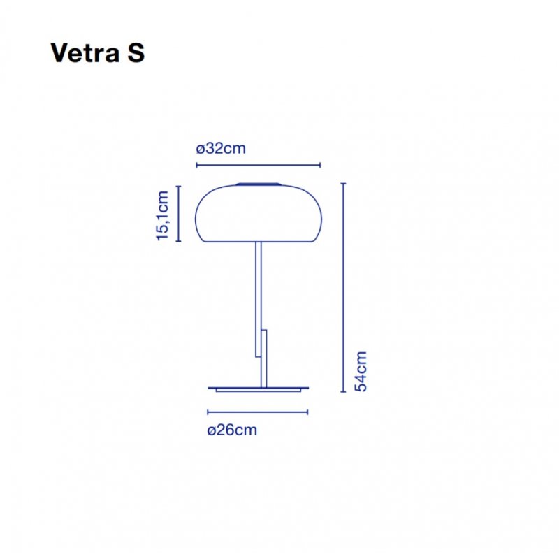Table lamp Vetra S Black