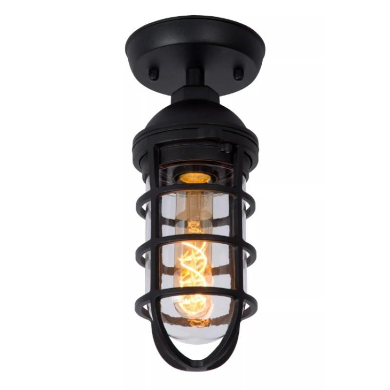 Wall lamp Lucide LIMAL black