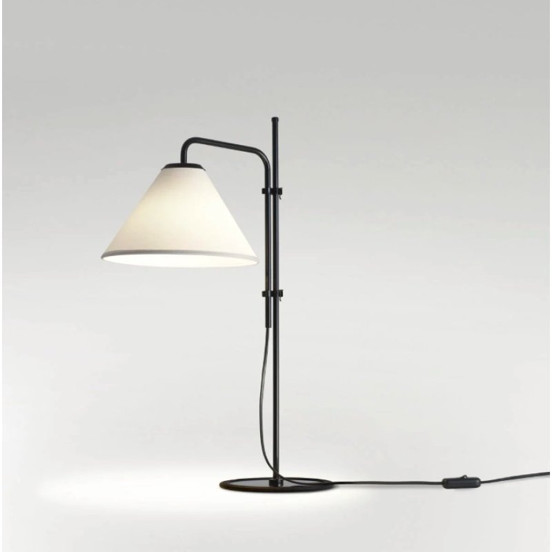 Table lamp FUNICULI S FABRIC Black / White