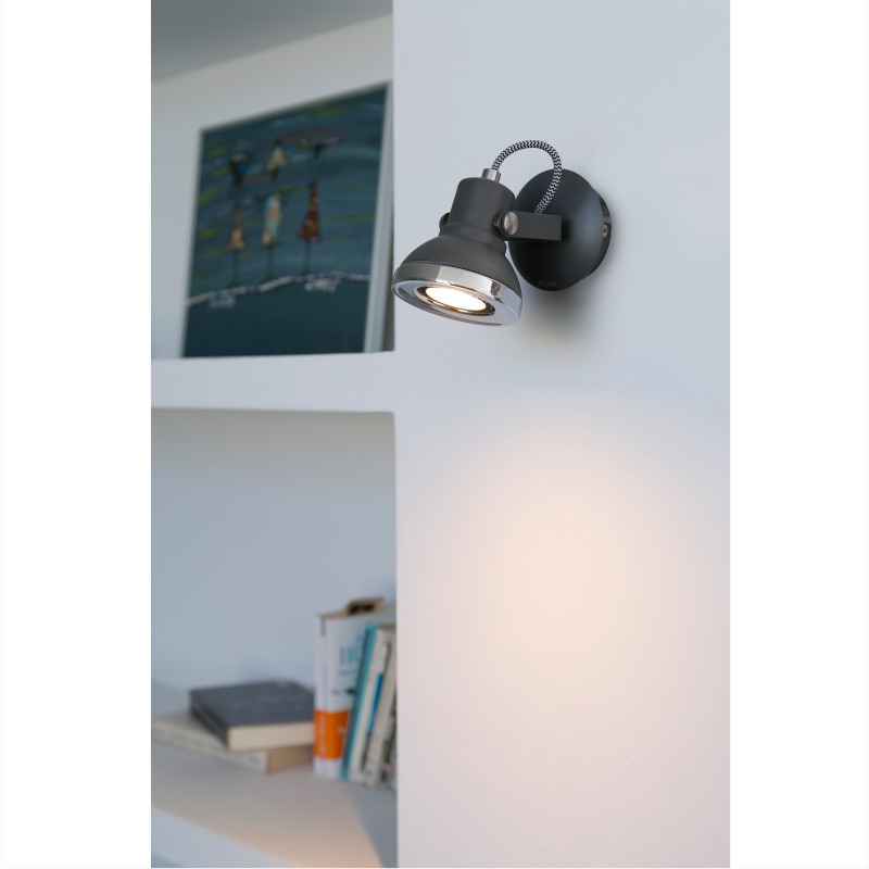 Wall lamp Ring Grey