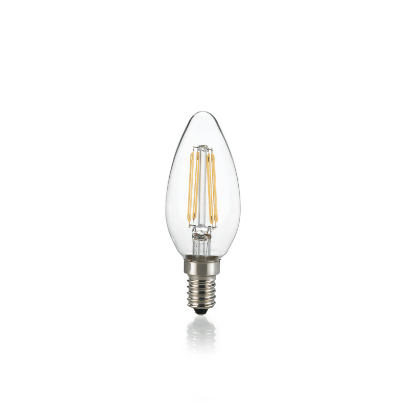 LED Bulb E14 4W OLIVA TRASPARENTE 3000K