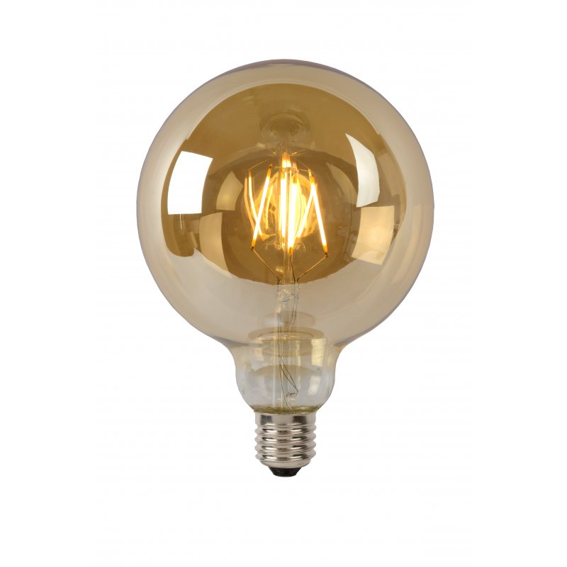 LED Bulb E27, Ø 12,5 cm - Amber
