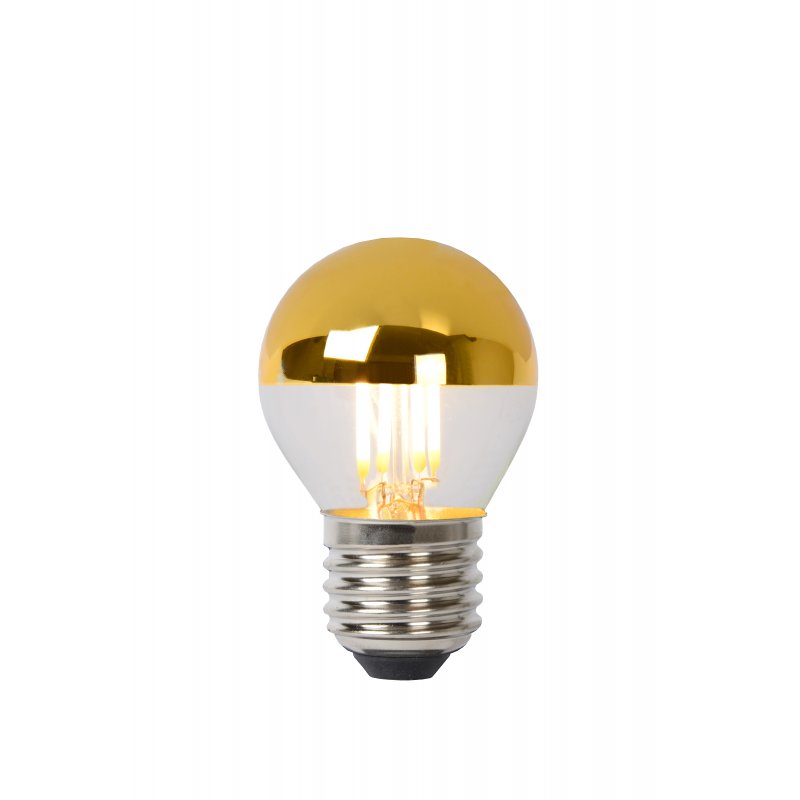 LED Bulb E27, Ø 4,5 cm - Gold