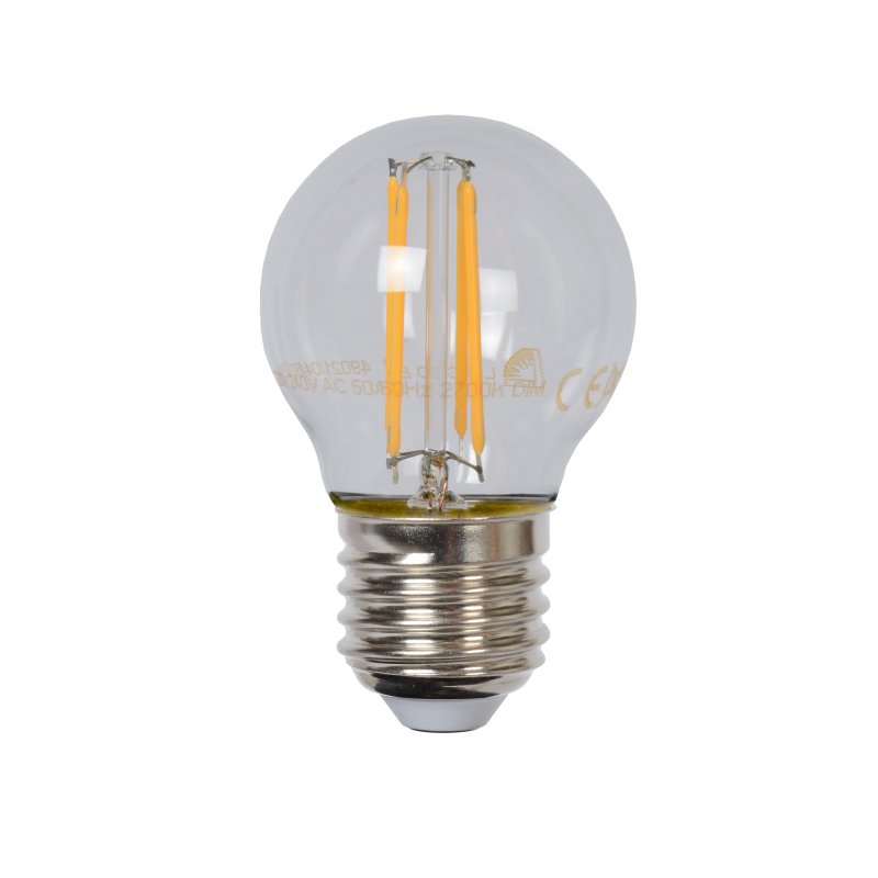 LED Bulb E27, Ø 4,5 cm - Amber