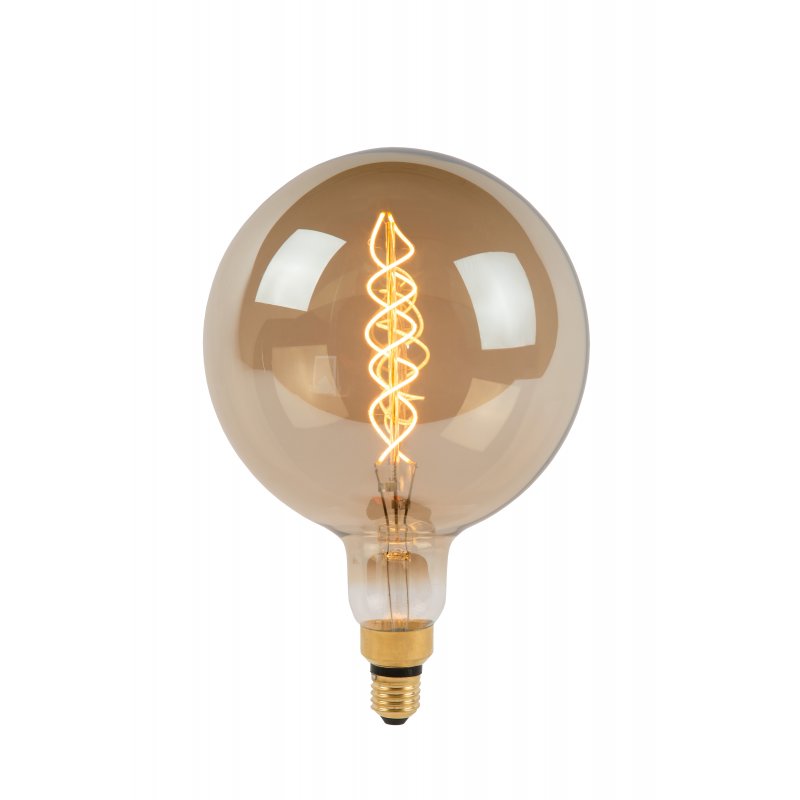 LED Bulb E27, Ø 20 cm - Smoke Grey